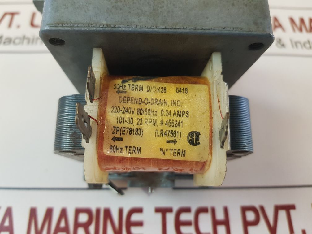 Depend-o-drain 455241 Drain Valve Motor 220-240V 60/50Hz, 0.24 Amps