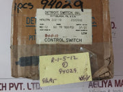 Detroit Switch 222-10 Temperature Control Switch Unit 2222092