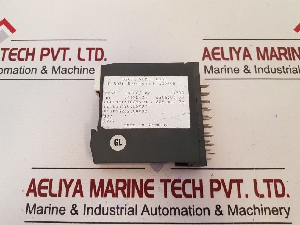 Deuta-werke Bss6/1Wy Output Relay Bss6/1 24V Dc