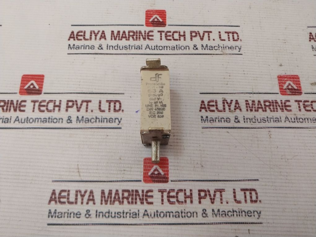 Df Nh-00 Gi-gl-gg Protection Fuse Link Din 43620 63A 650V Ac