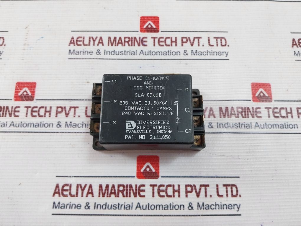 Diversified Sla-0246B Phase Sequence And Loss Monitor Module 50/60 Hz ...