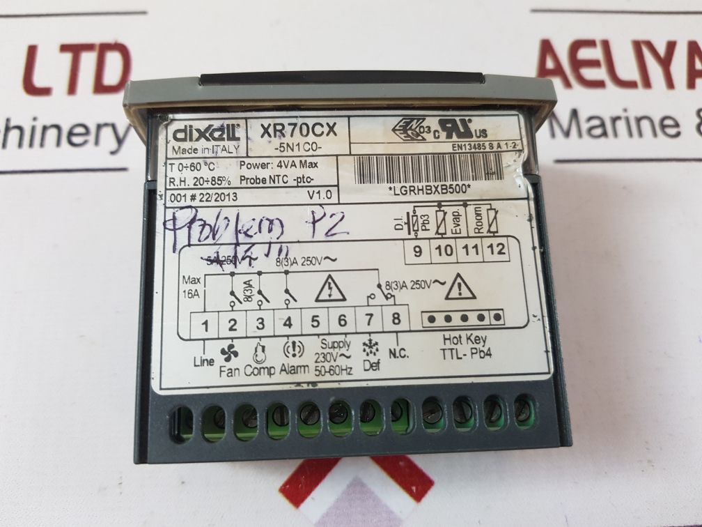 Contrôleur De Processus Numérique Dixell XR100C / XR170C - Alimentation 12V - Occasion