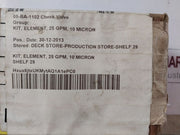 Donaldson 186212-100 Element Kit 25 Gpm 10 Micron