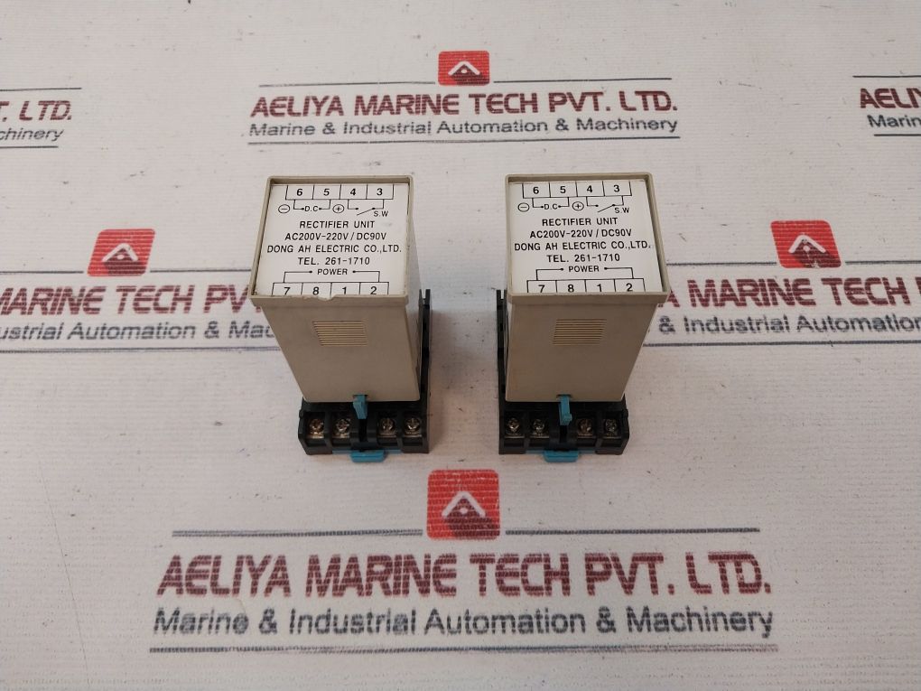 Dong Ah Ac200V-220V/Dc90V Rectifier Unit With Base – Aeliya Marine