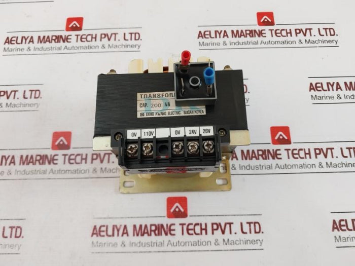 Dong Kwang Electric Transformer 200 Va 110V/24V/28V