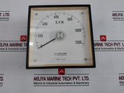 Dr. E. Horn Ea 144 X 144.1 S Analog Rpm Meter 0-1200/1250 R.P.M.