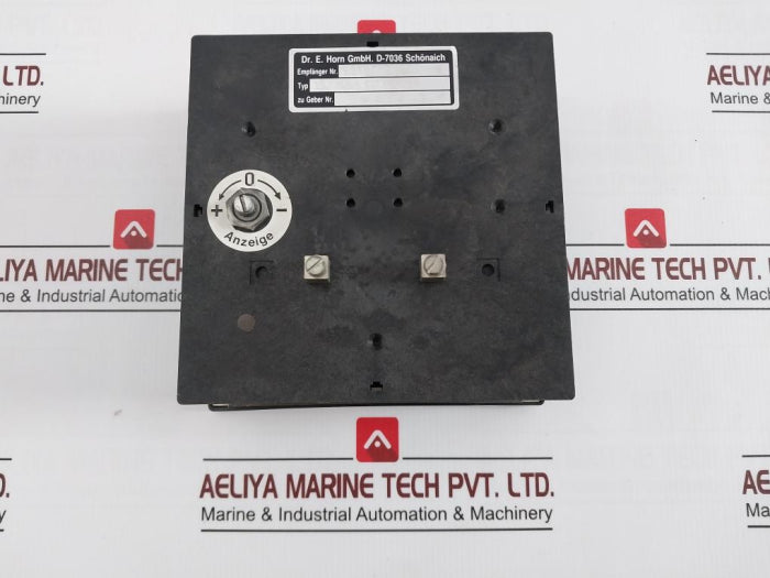 Dr. E. Horn Ea 144 X 144.1 S Analog Rpm Meter 0-1200/1250 R.P.M.