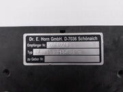 Dr. E. Horn Ea 144 X 144.1 S Analog Rpm Meter 0-1200/1250 R.P.M.