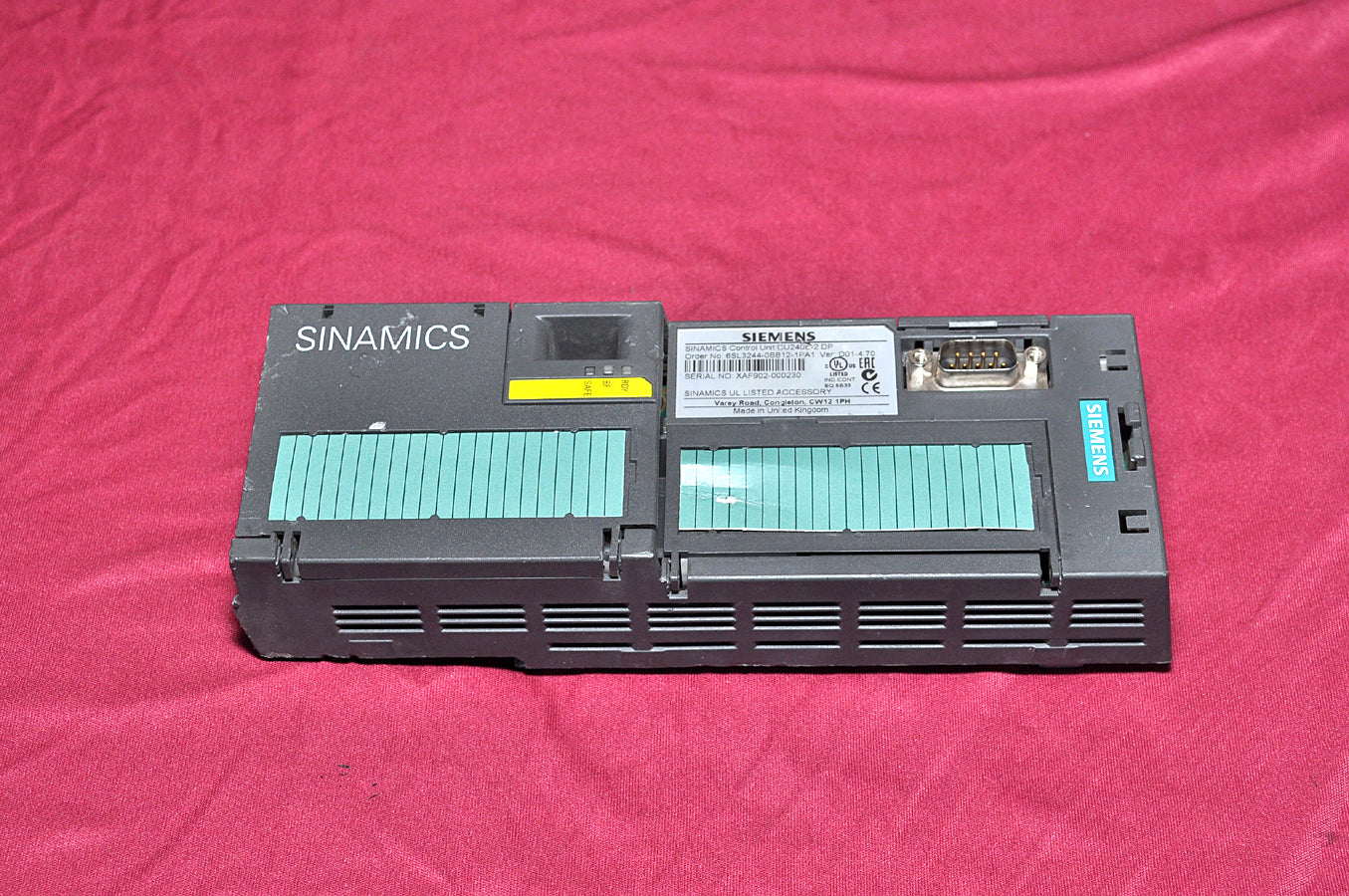 Siemens sinamics control unit cu240e-2dp