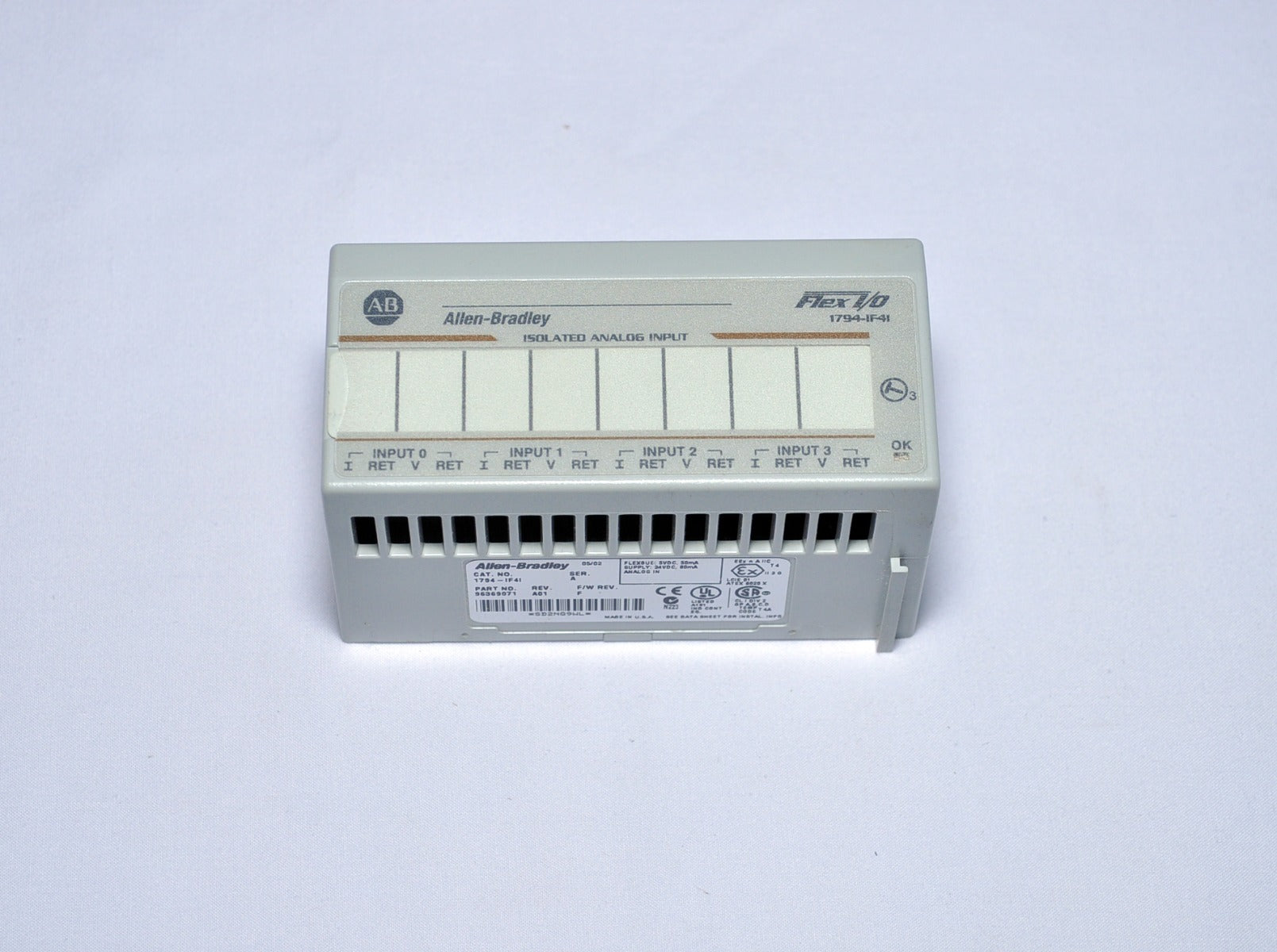 Allen bradley flex i/o 1794- if4i isolated analog input module