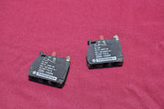 Lot of 2X SCHNEIDER ZBE-102N Single Contact Block 240V 3A