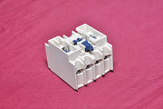 Lot of 2x schneider electric ladn 22 auxiliary contact block