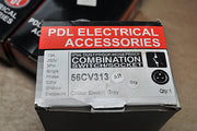56cv313 single pole combination switch socket