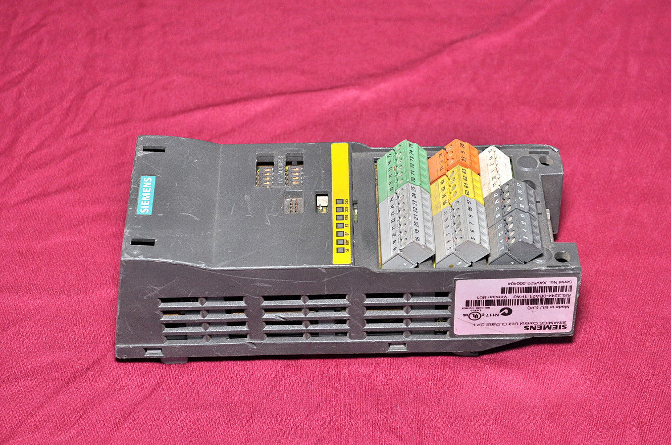 Siemens sinamics cu240s dp f control unit