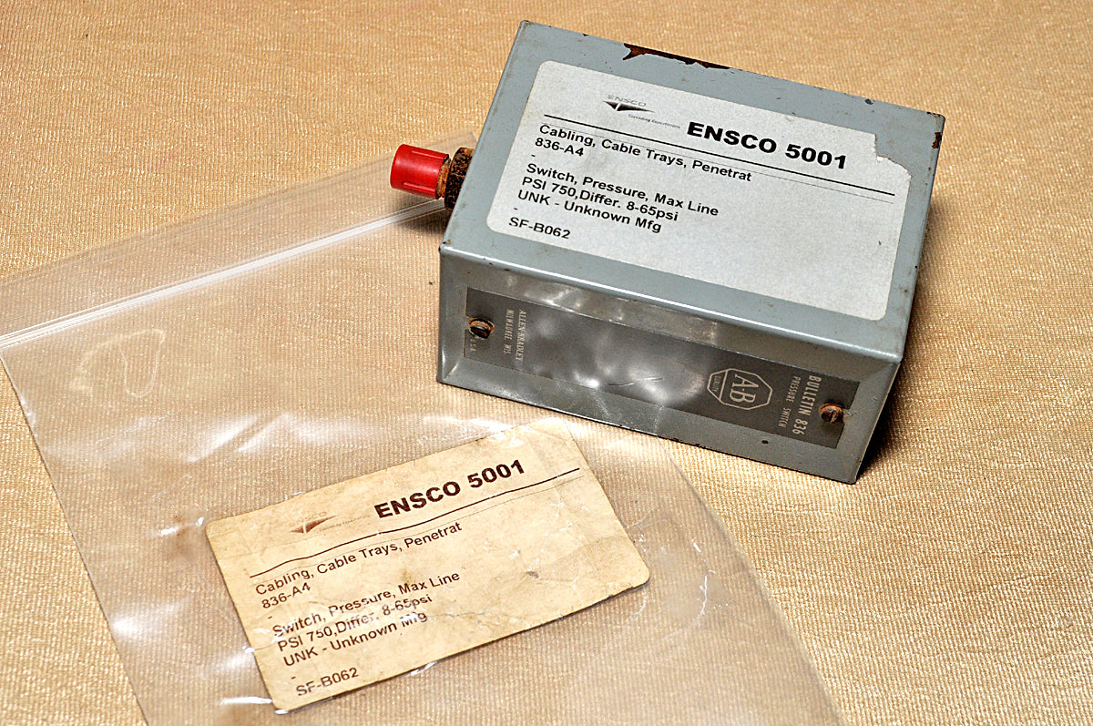 Allen Bradley bulletin 836 pressure control switch
