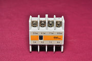 Lot of 3X Fuji Electric Sz-a22 Auxiliary Contact Block 10a