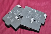Lot Of 2X Abb Cal 5-11 Auxiliary Contact Block