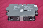 Lot Of 2X Abb Cal 5-11 Auxiliary Contact Block