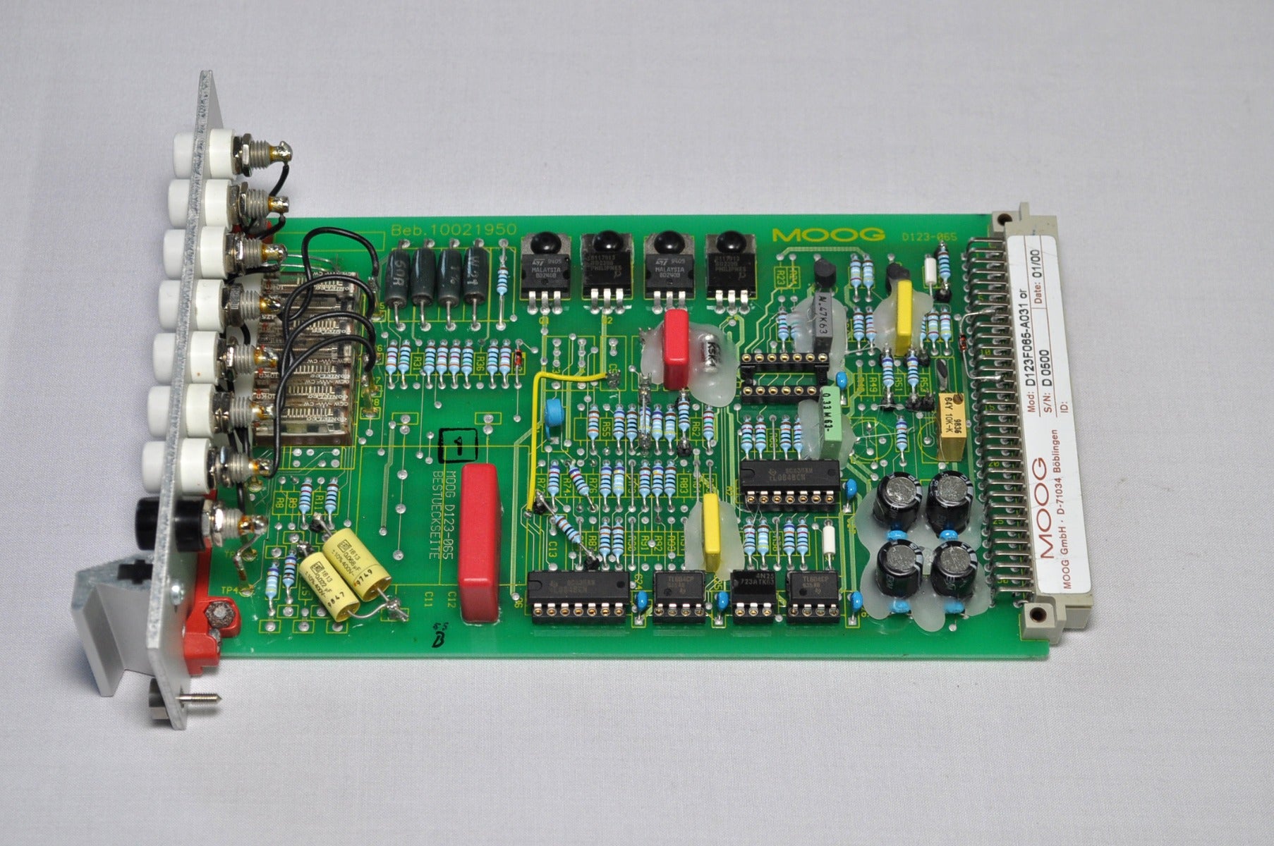 Moog D123F065-a031 Pcb Card Circuit Board