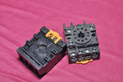 Lot of 2X OMRON PF113A-E 11 Relay Socket 250V 10A