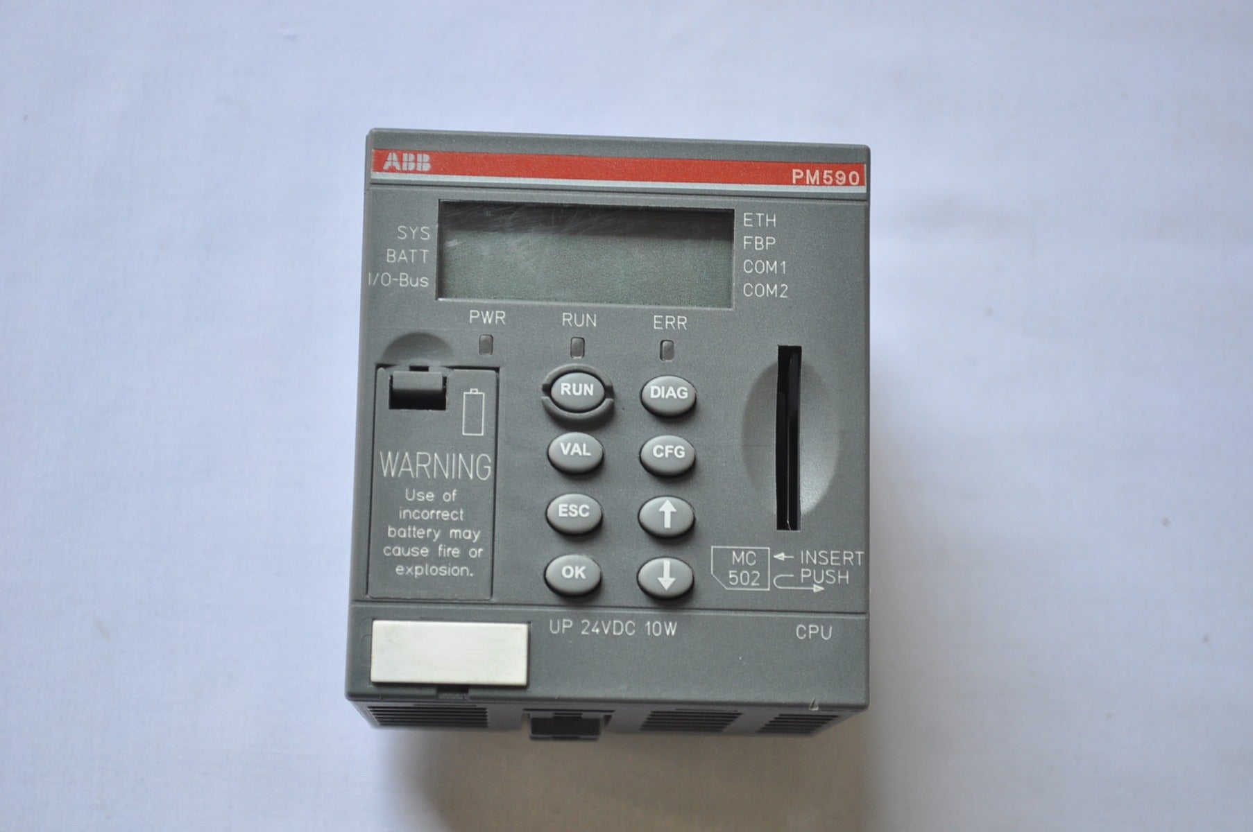 Abb Pm590-eth C0 1Sap150000R0170 Central Processing Unit 2Mb Ethernet