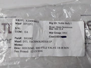 Dtl Sh1092 C Housing Shuttle Valve