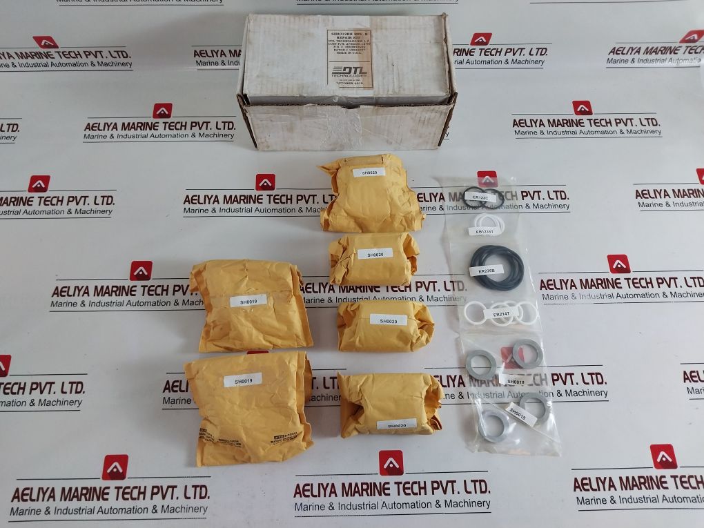 Dtl Technologies Sh8012Rk Rev. B Repair Shuttle Valve Kit 2786056-12-99