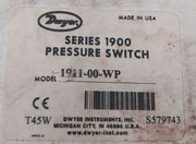 Dwyer 1911-00-wp Pressure Differential Switch