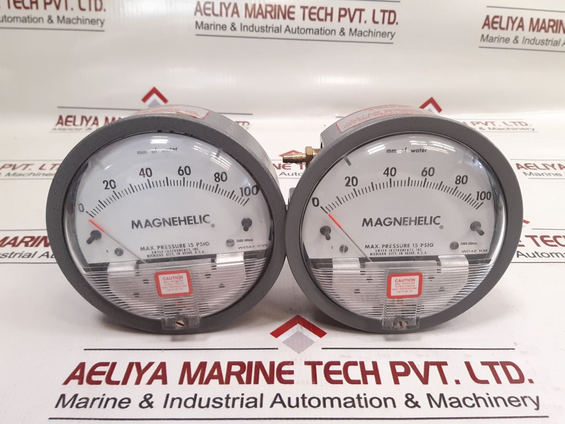 Dwyer Magnehelic Bulletin A-27 Differential Pressure Gage