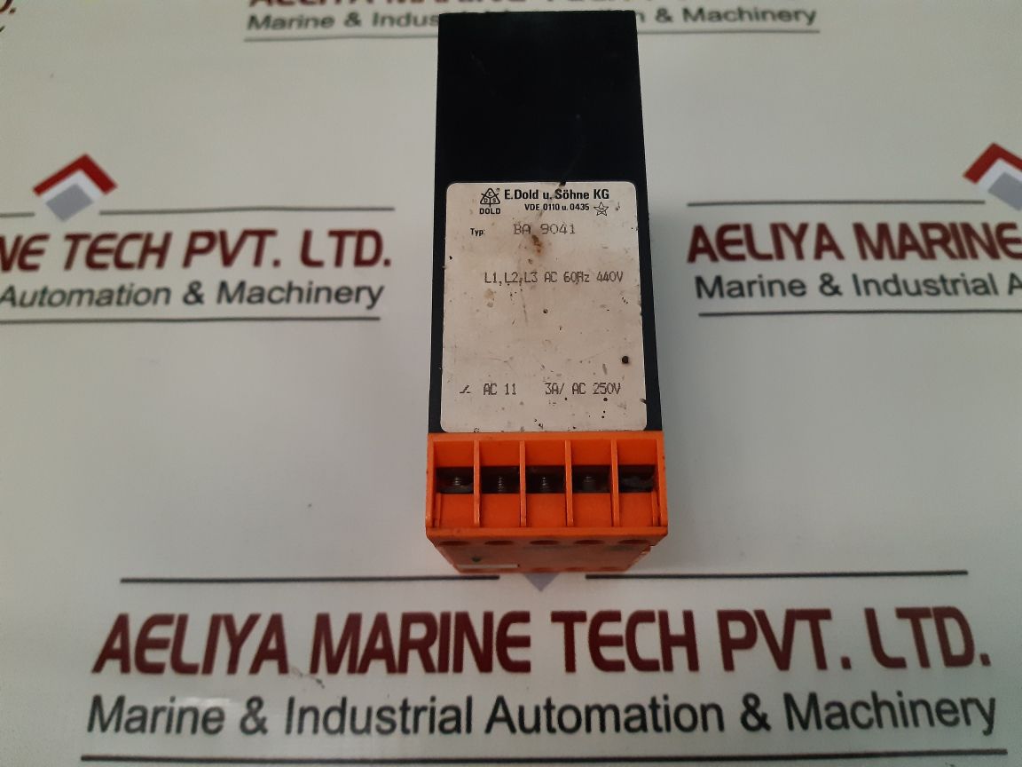 E.Dold Ba 9041 Phase Sequence Relay Used