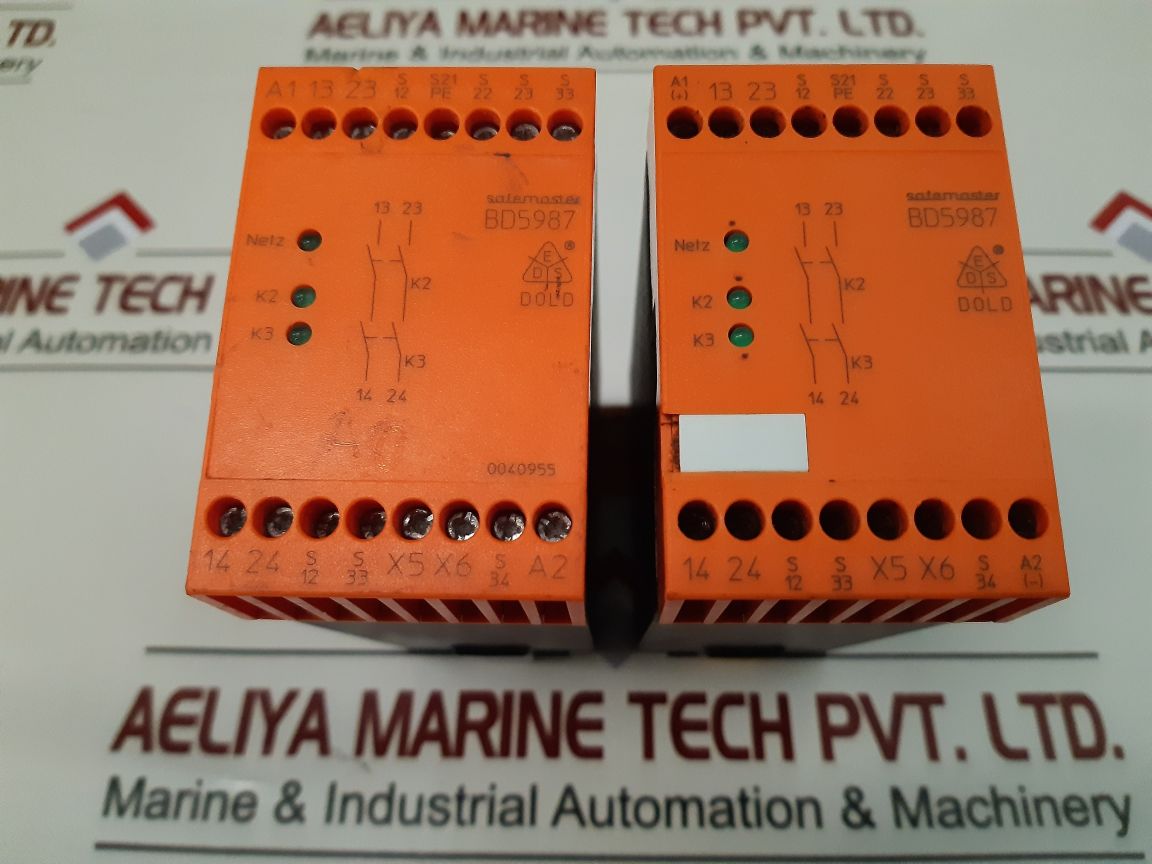 E.Dold Bd5987.02/001 Safety Relay Bd5987