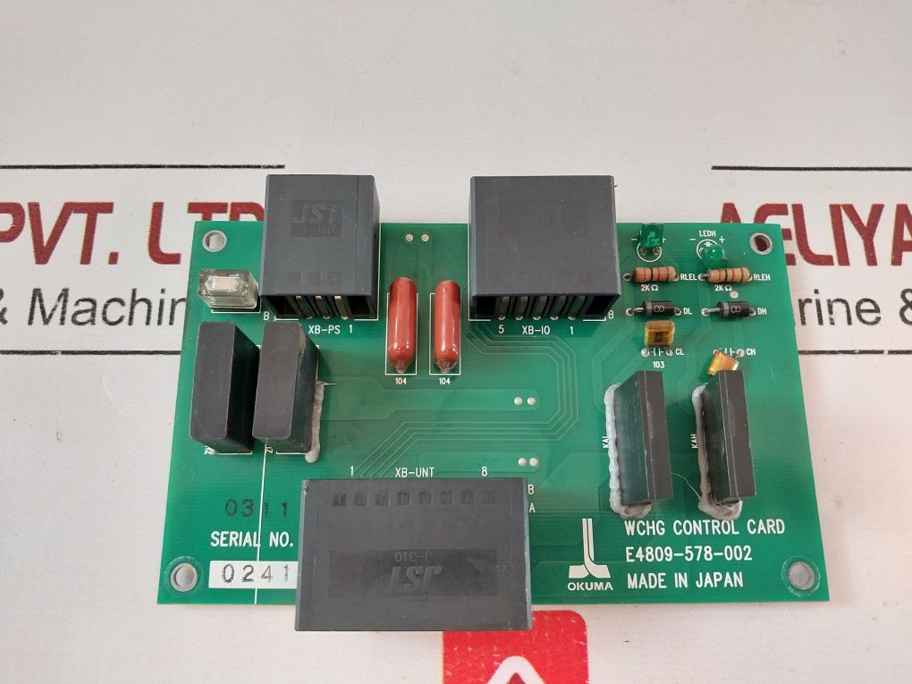Okuma E4809-578-002 Wchg Control Card