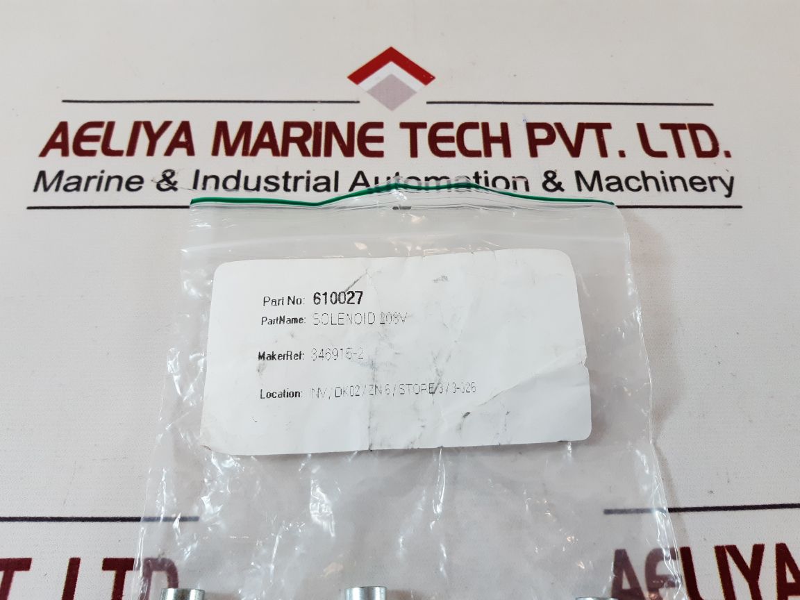 Eaton 346915-2 Solenoid 208V 610027