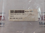 Eaton 738-717-2 Pressure Level Switch 09N070 125/250 Vac 50/60Hz