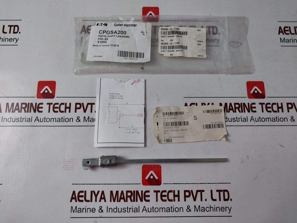 Eaton Cpgsa200 Pistol Shaft 7.9In/200Mm For Lbs