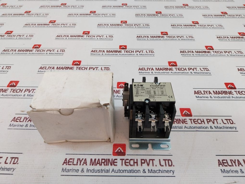 Eaton Xtcddp3P20 Ac Magnetic Contactor 30Amp 50/60Hz, 3P Ui 660V