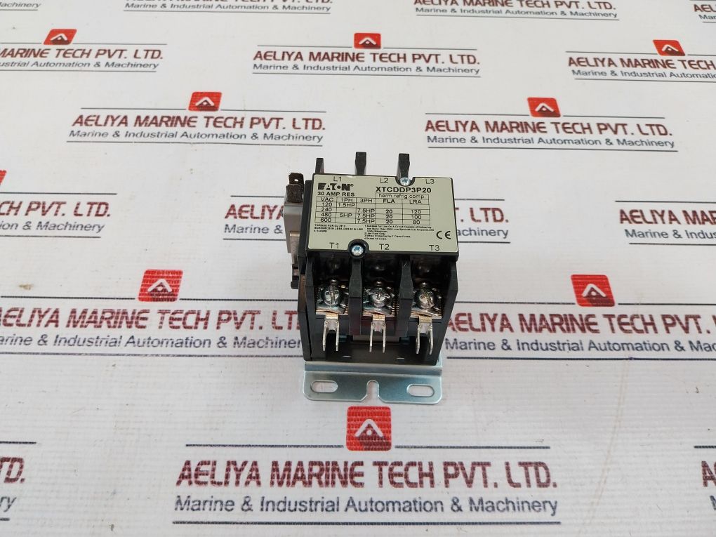 Eaton Xtcddp3P20 Ac Magnetic Contactor 30Amp 50/60Hz, 3P Ui 660V
