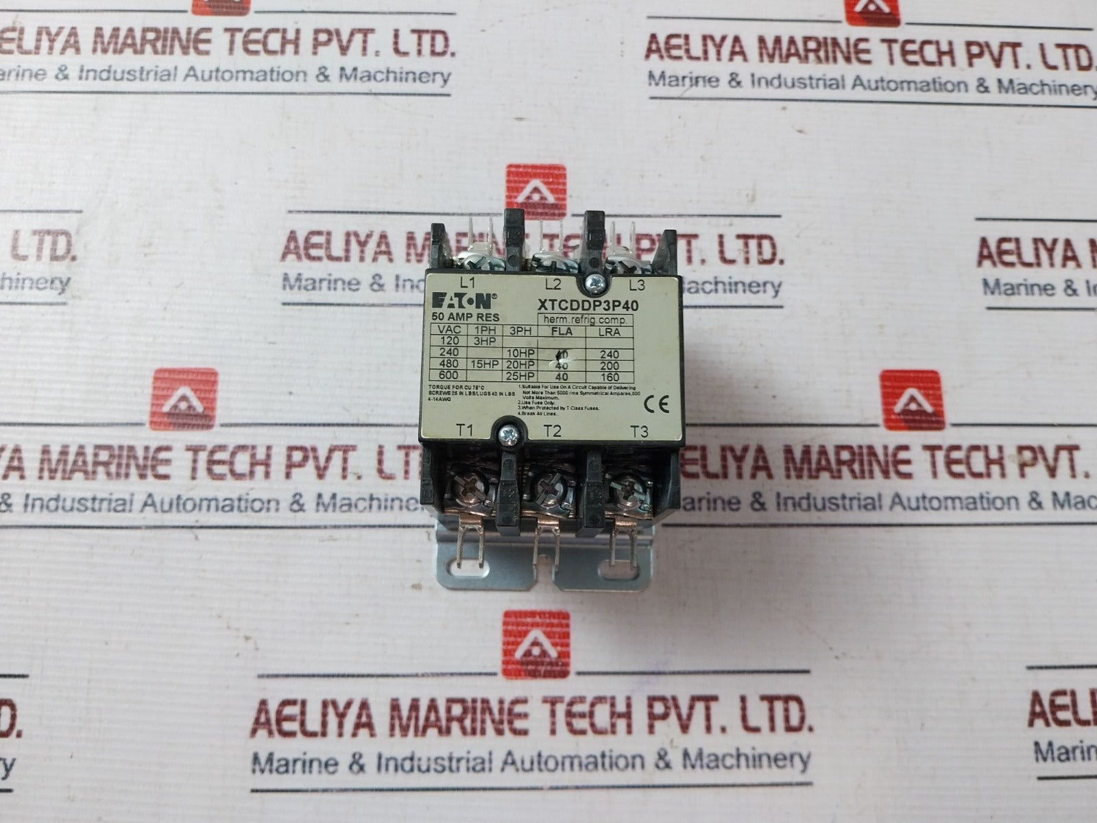 Eaton Xtcddp3P40 Contactor 50A 380V 50/60Hz