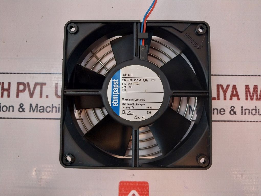 Ebmpapst 4314 U Axial Fan 24V Dc Ip68 – Aeliya Marine