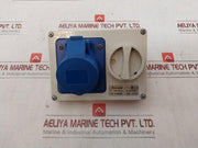 Ec Elettrocanali Ec692901 Angled Flush-mounted Socket Iec309 200/250V 50-60Hz