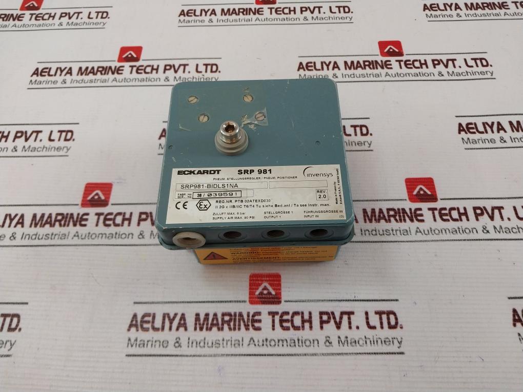 Eckardt Srp981-bidls1Na Single Action Pneumatic Positioner