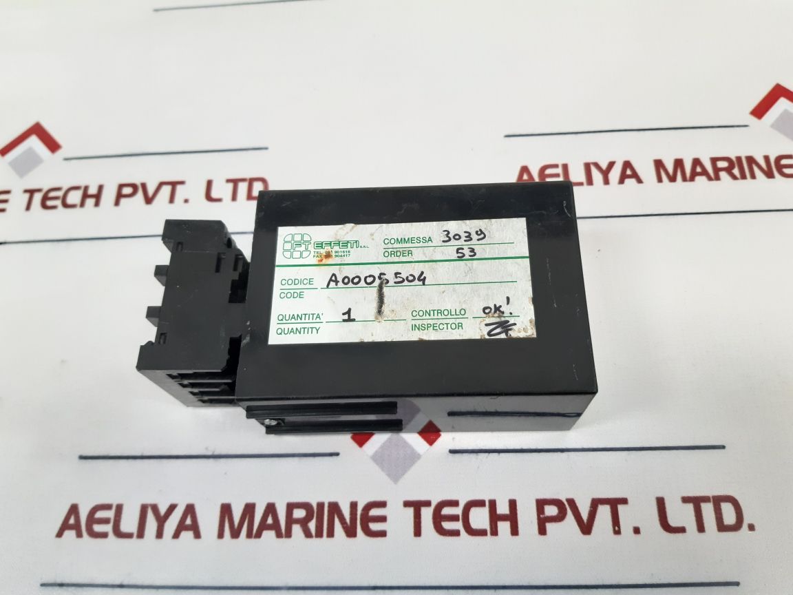 Effeti A0005504 Speed Relay 10A 250V Sch 0144