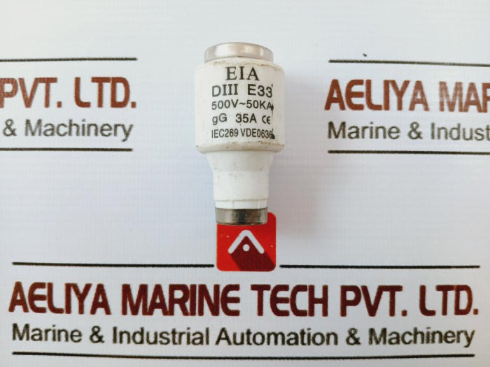 Eia Diii E33 Bottle Fuse 500V~50Ka 35A