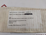 Eldon Ehg060 Enclosure Heater 60W 110-240V Ac