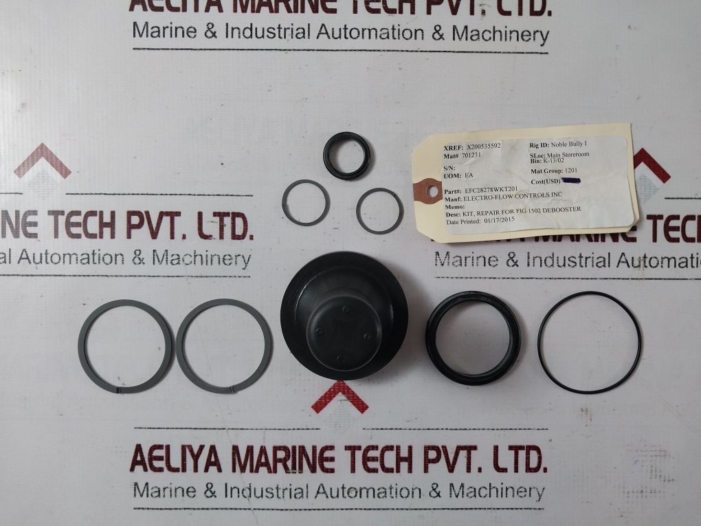 Electro-flow Controls 1502 Debooster Repair Kit Efc28278Wkt201