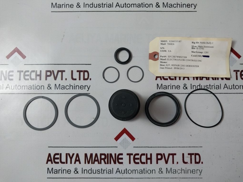 Electro-flow Controls 2202 Debooster Repair Kit Efc28278Wkt209