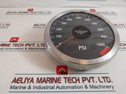 Electro-flow M25X Analogue Gauge 0-1000 Psi