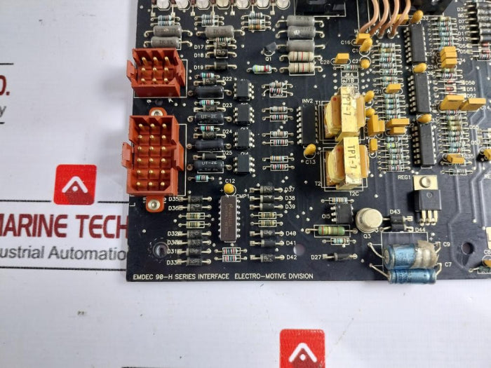 Electro-motive Emdec 90-h Series Interface Assembly #40069958 Rev.E ...