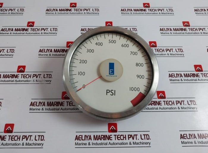 Electro Flow Controls Group 0-1000 Psi Analogue Gauge M25X