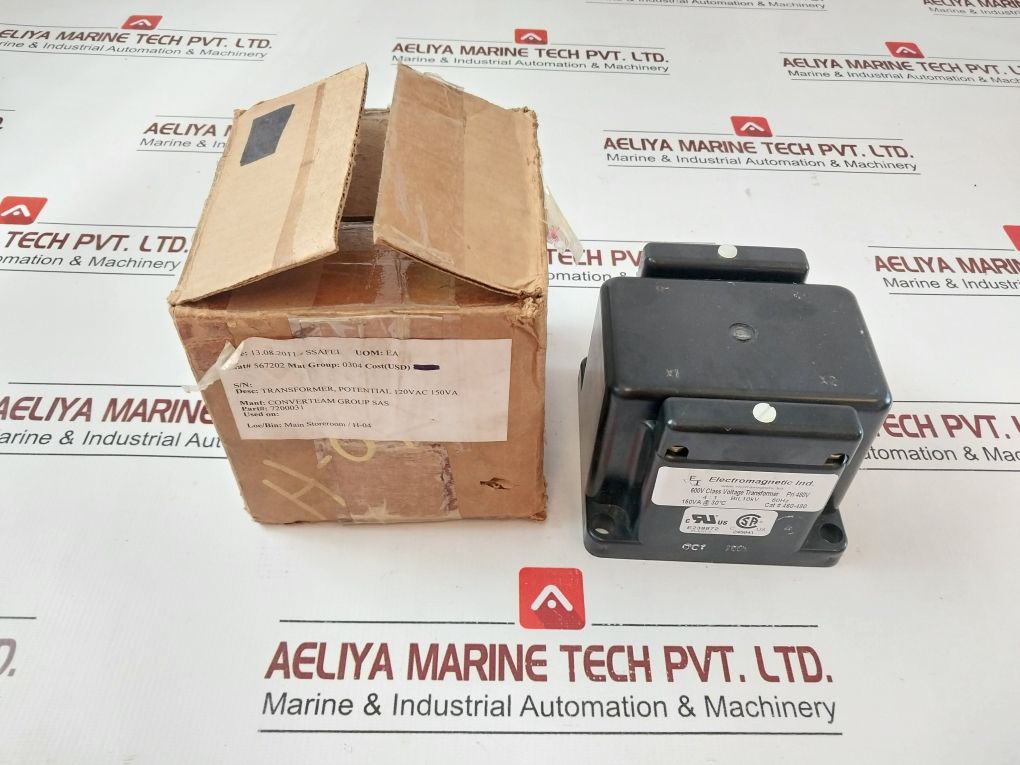 Electromagnetic 460-480 Potential Transformer 480:120 Vac